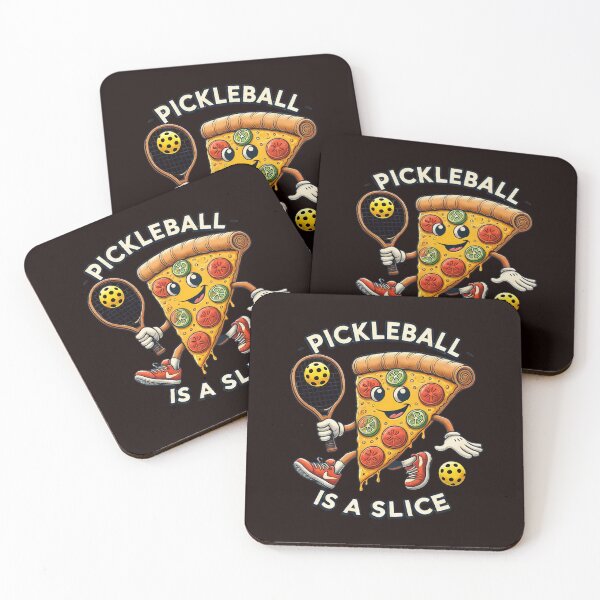 Item preview, Pizza Playing Pickleball Is A Slice Caption designed and sold by BattlefoxxEarth.