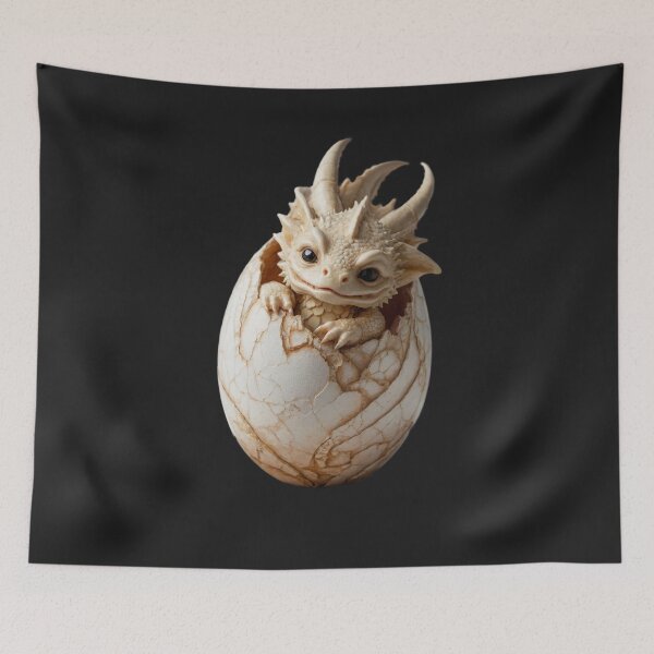 Item preview, Realistic of a Cute Baby Dragon Hatchling designed and sold by CuteopiaGallery.