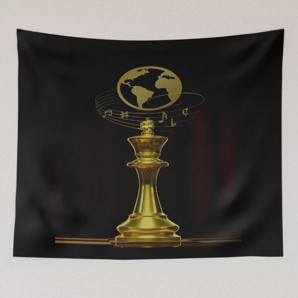 Item preview, The King Rules In The Game Of Chess designed and sold by BrightrDayMusicArt.