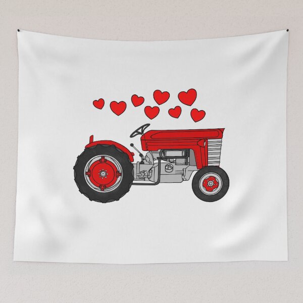 Item preview, Valentines Tractor Farmer Wedding Anniversary Farming designed and sold by doodlerob.