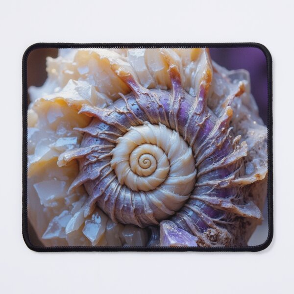 Item preview, Purple Crystalline snail shell forming crystal coral designed and sold by Diamanths.
