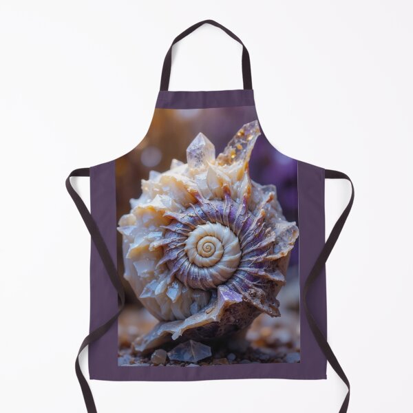 Item preview, Purple Crystalline snail shell forming crystal coral designed and sold by Diamanths.
