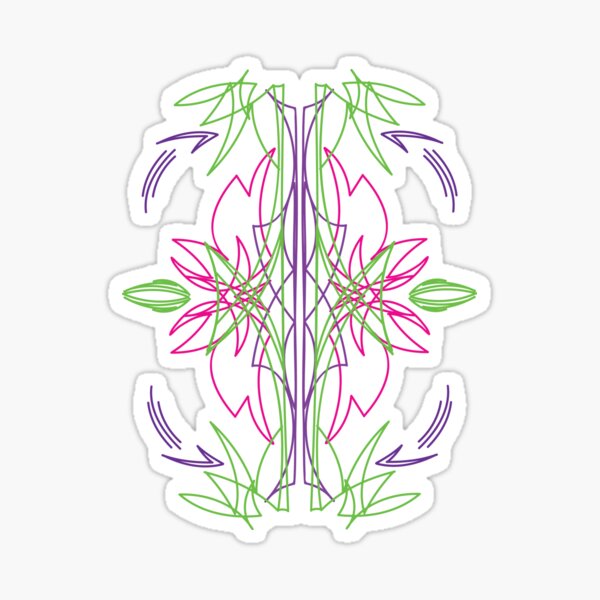 Pin striping Sticker