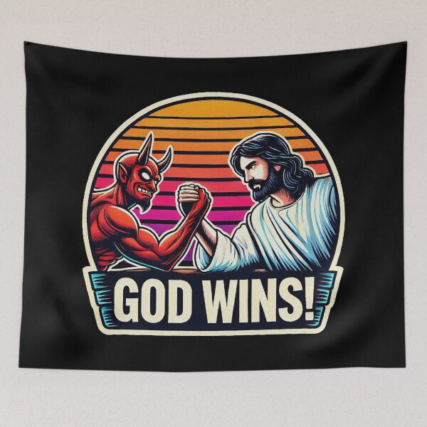 Item preview, God Wins designed and sold by plushism.