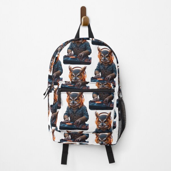 Item preview, DJ Eule plays music in the forest! designed and sold by HorizonStores.