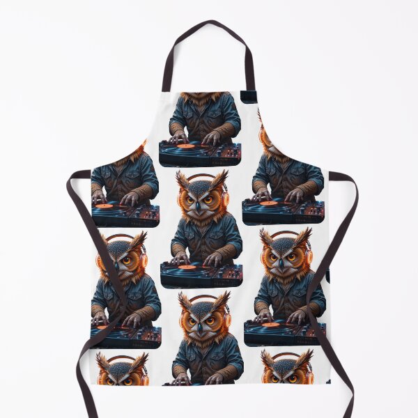 Item preview, DJ Eule plays music in the forest! designed and sold by HorizonStores.