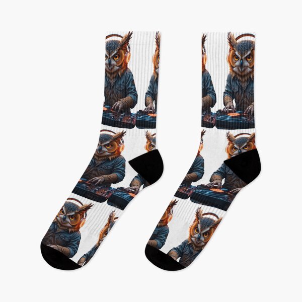 Item preview, DJ Eule plays music in the forest! designed and sold by HorizonStores.