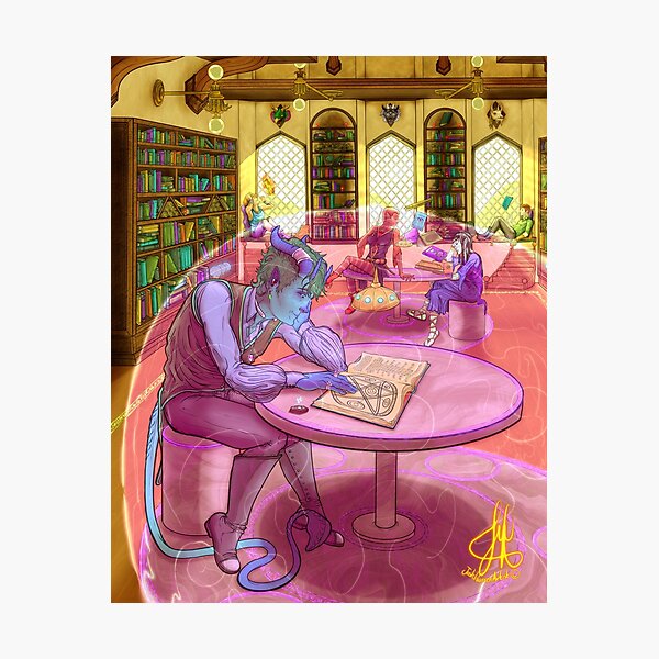 Study hall by afternoon light Photographic Print