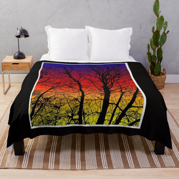 Item preview, SUNSET RAINBOW TREES designed and sold by camyss23.