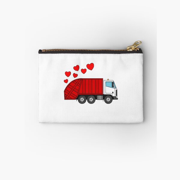 Item preview, Valentines Garbage Truck Wedding Anniversary Bin Lorry designed and sold by doodlerob.