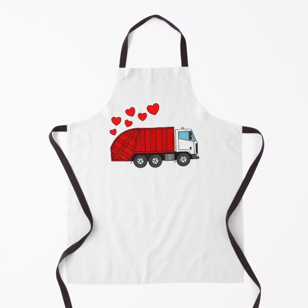 Item preview, Valentines Garbage Truck Wedding Anniversary Bin Lorry designed and sold by doodlerob.