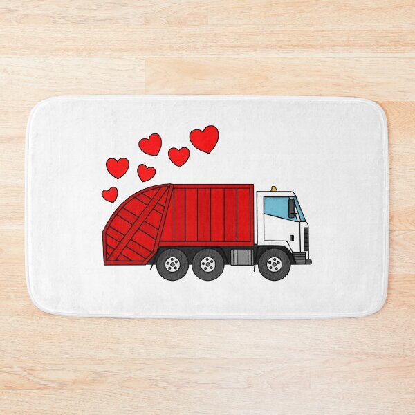 Item preview, Valentines Garbage Truck Wedding Anniversary Bin Lorry designed and sold by doodlerob.