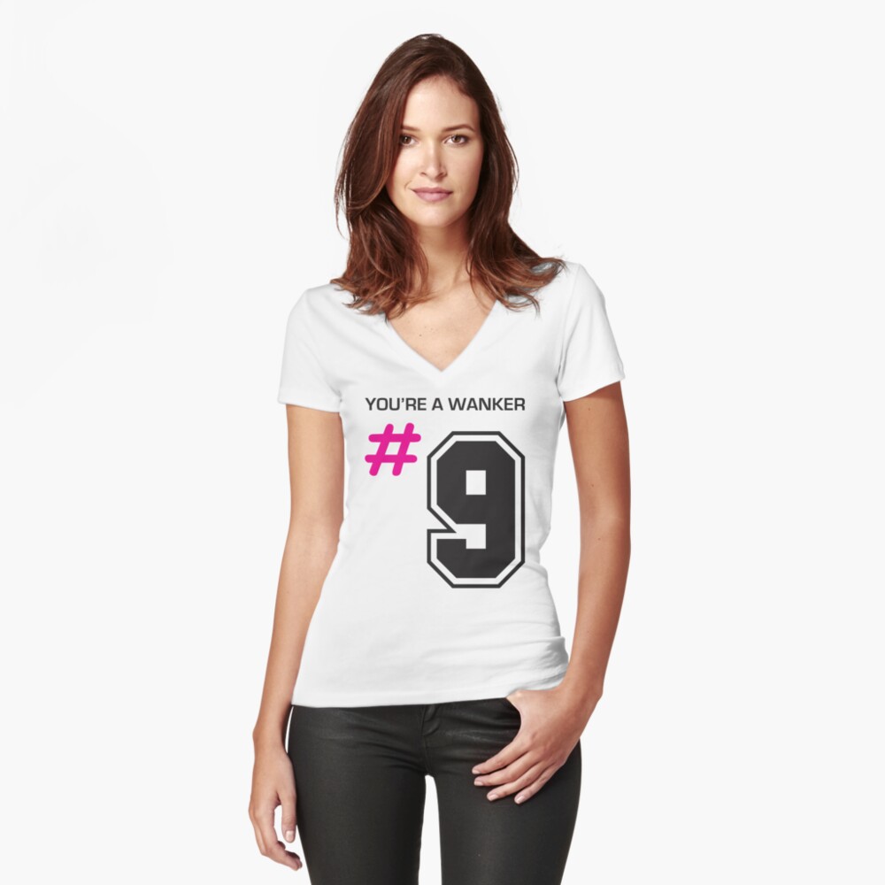 Item preview, Fitted V-Neck T-Shirt designed and sold by T-OUT.