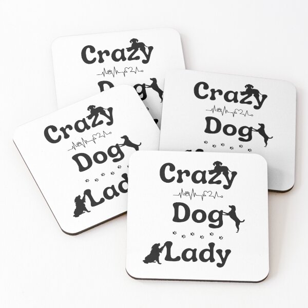 Item preview, Crazy Dog Lady designed and sold by Kindred & Thistle.