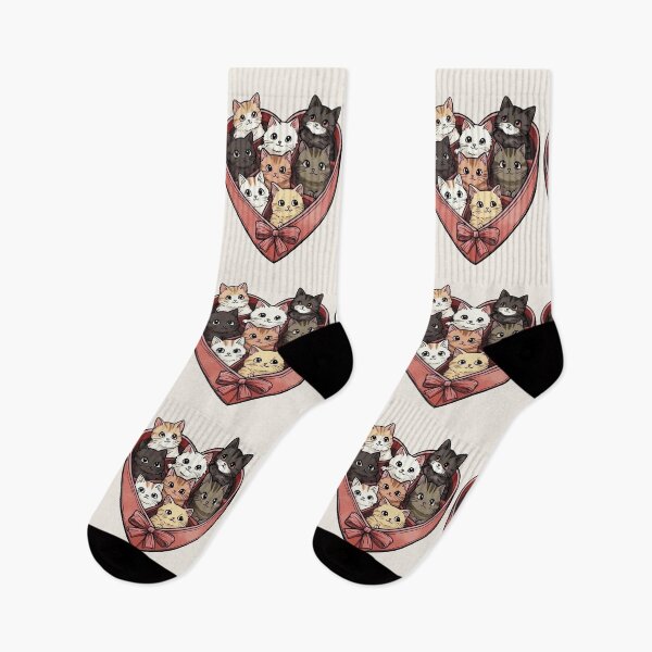 Item preview, Meowentines Day Kittens, Chocolate box designed and sold by OrenjiArtShop.