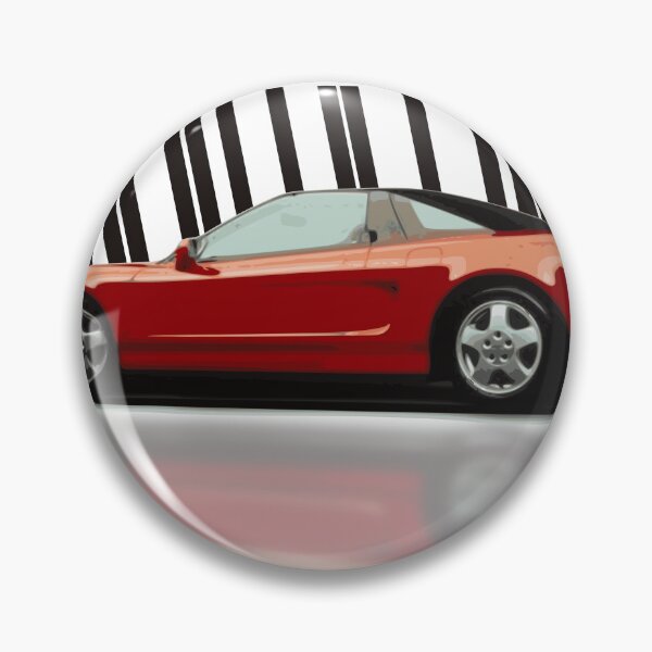 Item preview, Red NSX with dark background color logo designed and sold by CrayonCars WEAR.