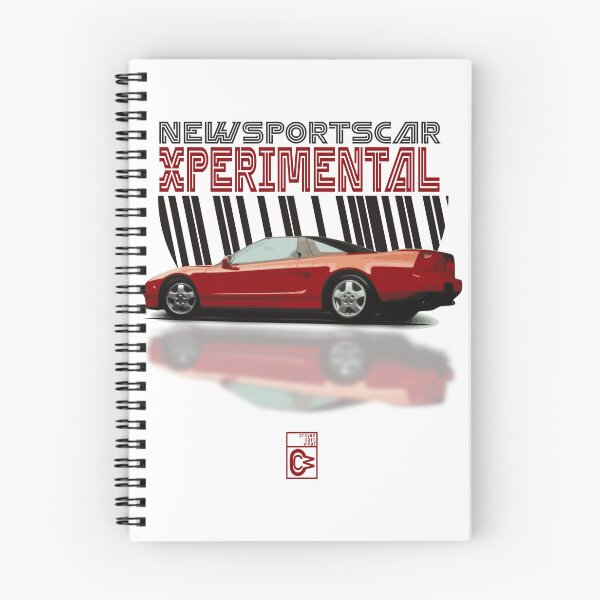 Item preview, Red NSX with dark background color logo designed and sold by CrayonCars WEAR.