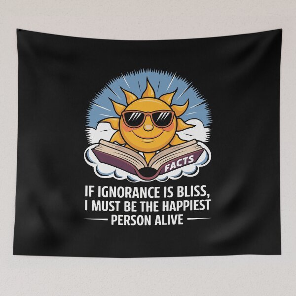 Item preview, Funny Ignorance Design - Blissfully Happiest Person Alive designed and sold by VisualArtsOasis.