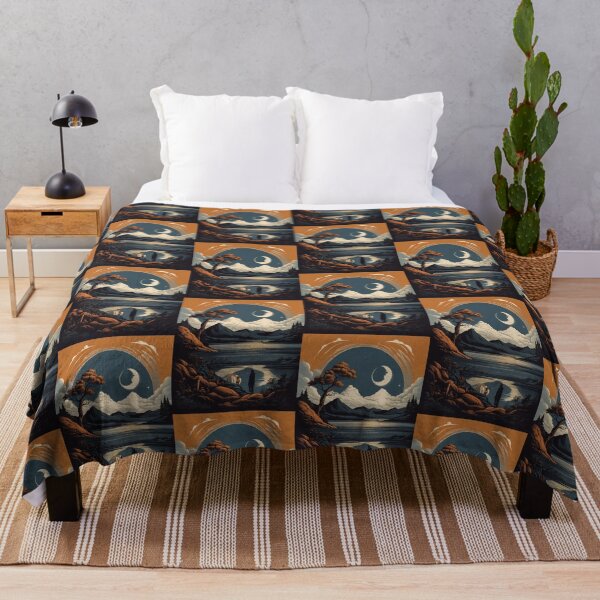 Item preview, Mystical Landscape Under the Crescent Moon designed and sold by KilianSzmid.