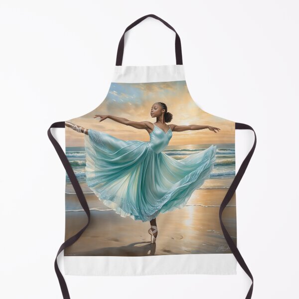 Item preview, African American Ballerina Dancing Gracefully at Sunset designed and sold by QPTheeArtist.