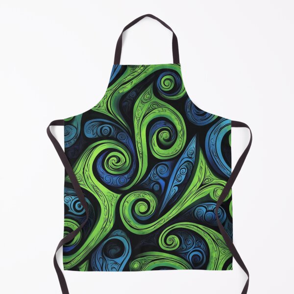 Artikelvorschau, Neuseeland Māori Paua Muster Koru Design 310 entworfen und verkauft von GrinGalore.