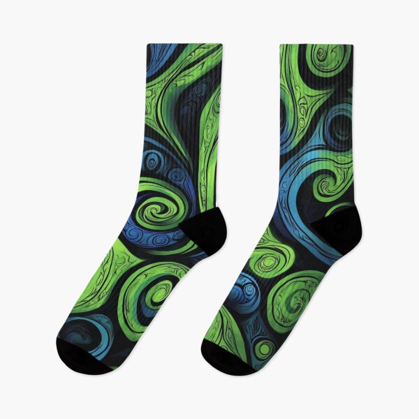 Artikelvorschau, Neuseeland Māori Paua Muster Koru Design 310 entworfen und verkauft von GrinGalore.