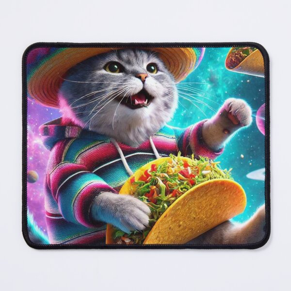 Item preview, Space Taco Fiesta Cat! designed and sold by catmeloncat.
