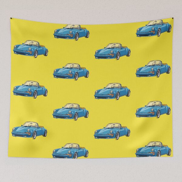 Item preview, Glossy blue against yellow comic backdrop designed and sold by kahida.
