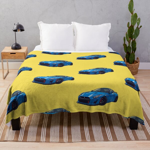 Item preview, Glossy blue gtr against yellow plains comic style designed and sold by kahida.