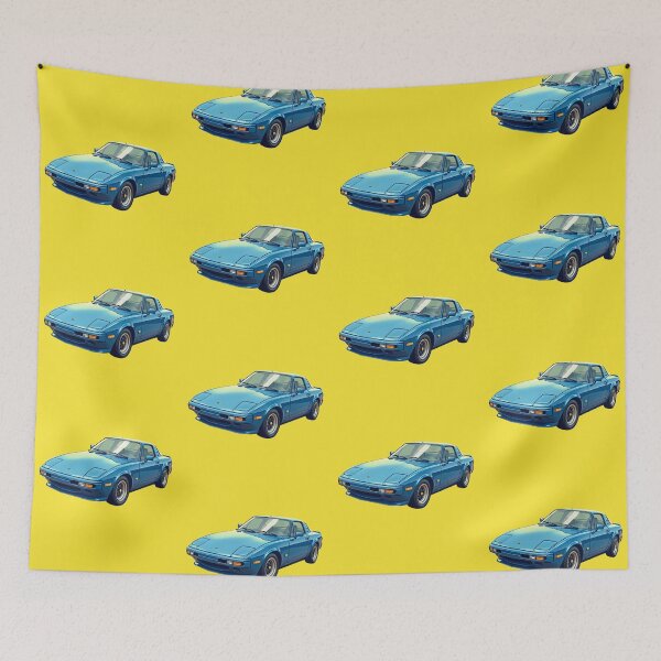 Item preview, Glossy blue rx against a yellow void a designed and sold by kahida.