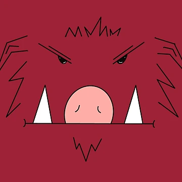 Artwork thumbnail, Arkansas Razorbacks by theRedWasp
