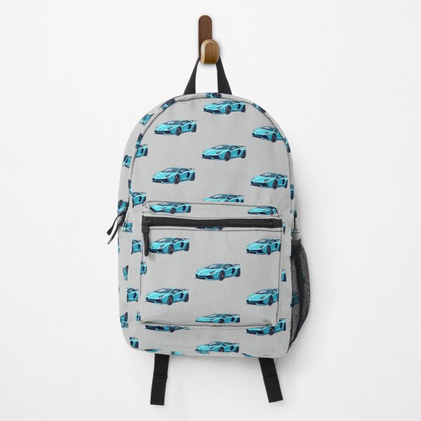 Item preview, Lambo lines cyan silhouette comic style illustration designed and sold by kahida.