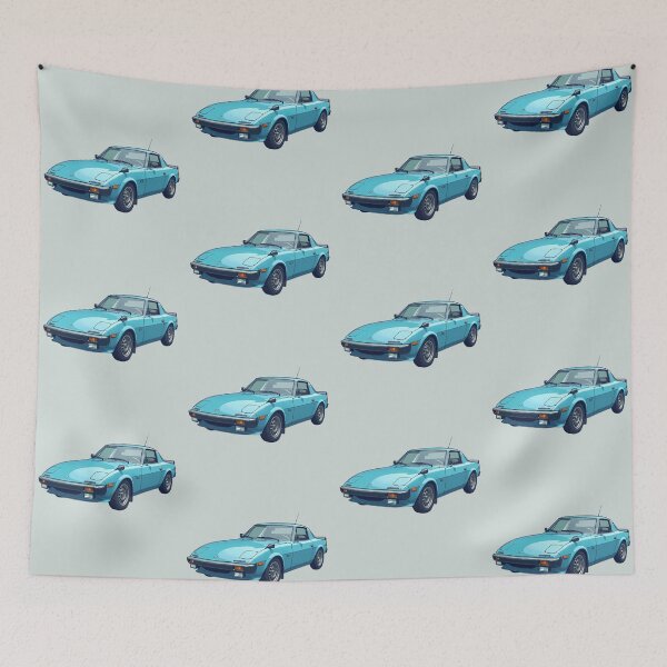 Item preview, Luminous cyan rx a study of line and designed and sold by kahida.