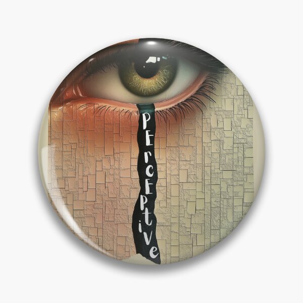 Item preview, "Perceptive". Let other people know your wellbeing skills. designed and sold by Shoot-The-Moon.