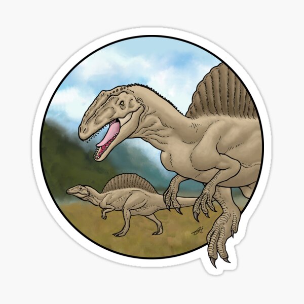 Item preview, Retro Spinosaurus designed and sold by PaleoFantasies.