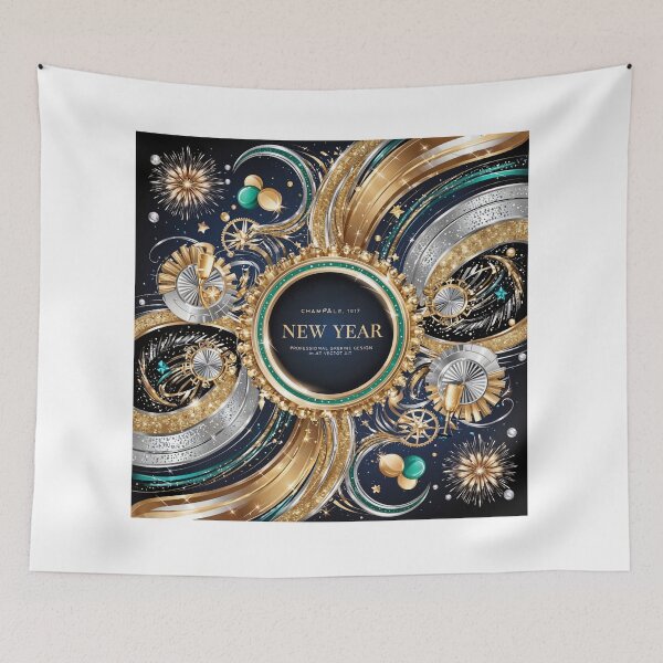 Item preview, Luxurious New Year Abstract Celebration: Version 2 designed and sold by Bilikaru.