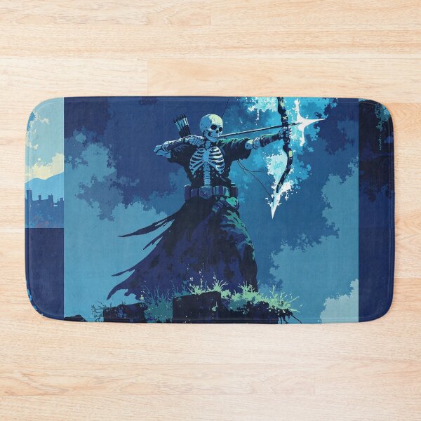 Item preview, Spectral sentinel atop crumbling ruins designed and sold by MadeByHaresShop.