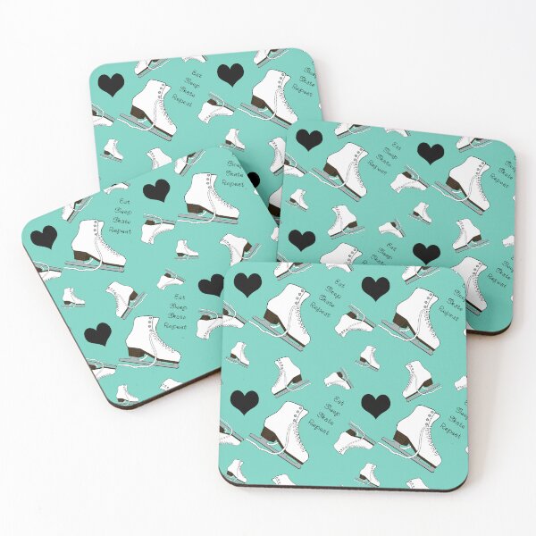 Item preview, Eat, Sleep, Skate Repeat- Teal designed and sold by Purposely Designed.