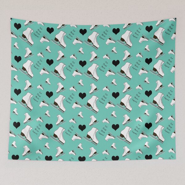 Item preview, Eat, Sleep, Skate Repeat- Teal designed and sold by PD-Skating.