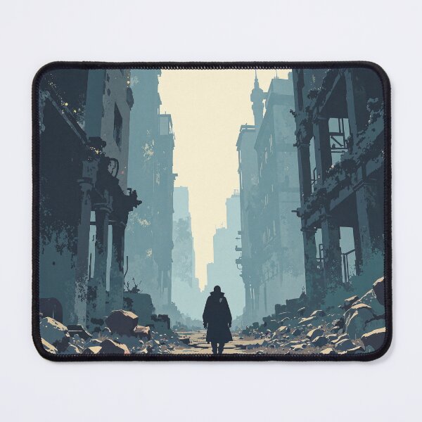Item preview, Whispers of desolation ruined metropolis designed and sold by MadeByHaresShop.