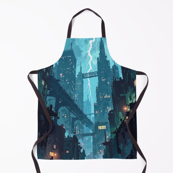Item preview, Shattered city lit precipice designed and sold by MadeByHaresShop.
