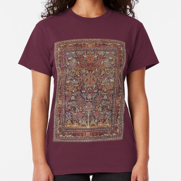 Persian Vintage Antique Carpet Nature Fine Art Classic T-Shirt
