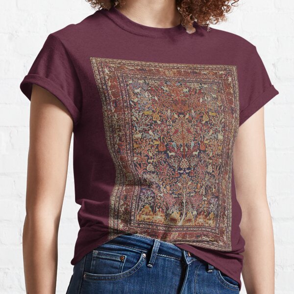 Persian Vintage Antique Carpet Nature Fine Art Classic T-Shirt