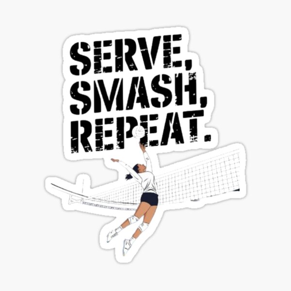 Item preview, Serve, Smash, Repeat | Volleyball Lovers designed and sold by goshoppa.
