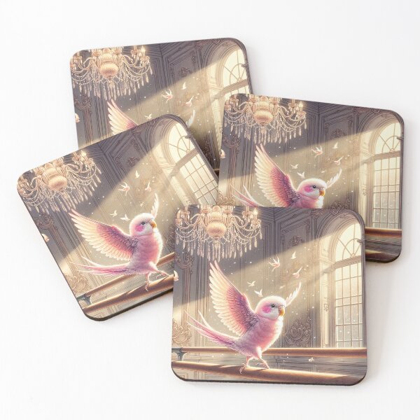 Item preview, Pink Feathers in Enchanting Elegance designed and sold by LegademaArt.