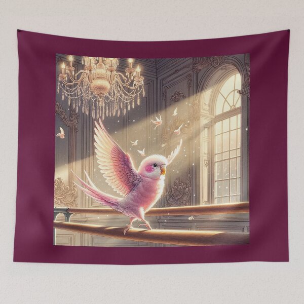 Item preview, Pink Feathers in Enchanting Elegance designed and sold by LegademaArt.