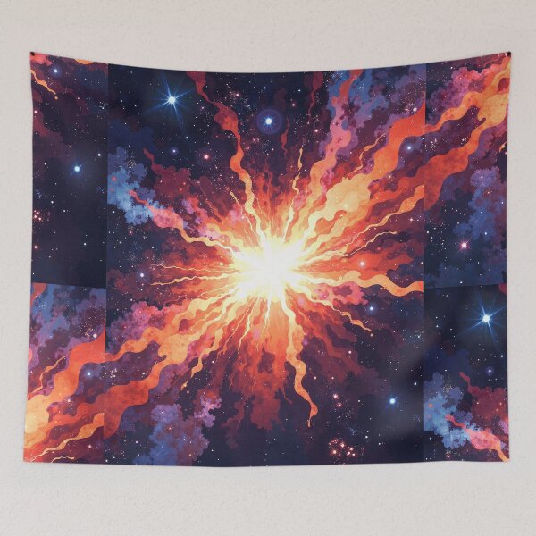 Item preview, Galactic spectacle a supernovas brilliant fury designed and sold by MadeByHaresShop.