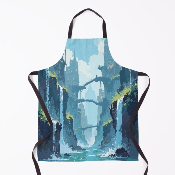 Item preview, Cascading aquatic metropolis designed and sold by MadeByHaresShop.