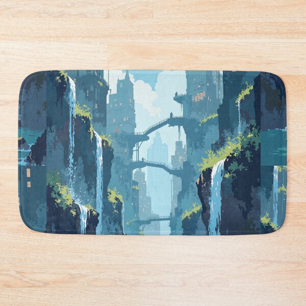 Item preview, Cascading aquatic metropolis designed and sold by MadeByHaresShop.
