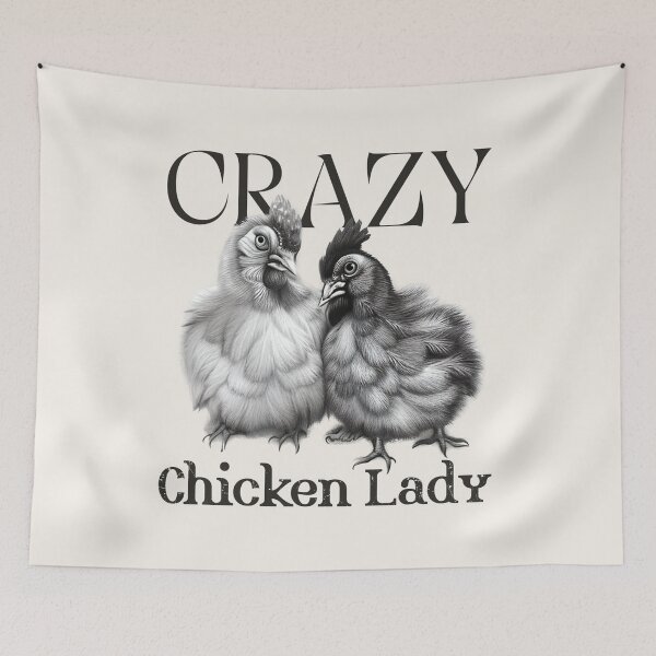 Item preview, Crazy Chicken Lady Vintage Farm designed and sold by darkskydelights.